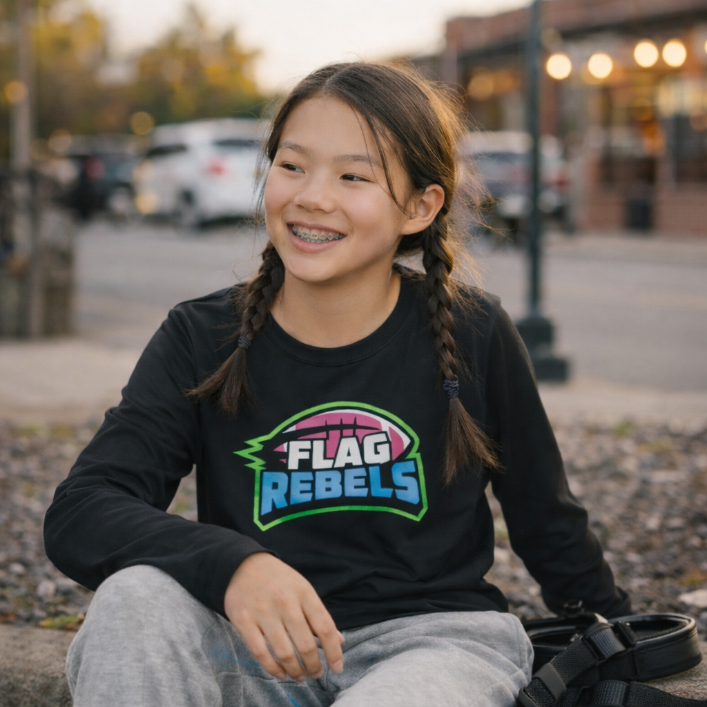 Flag Rebels Performance Tee – Long Sleeve