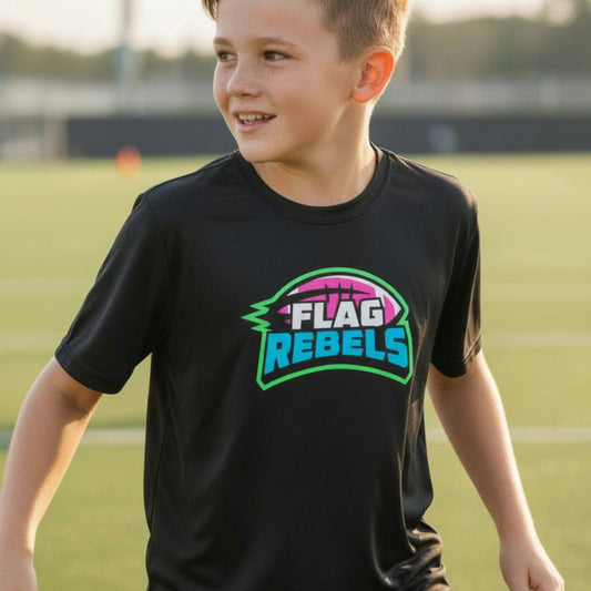 Flag Rebels Performance Tee – Short Sleeve